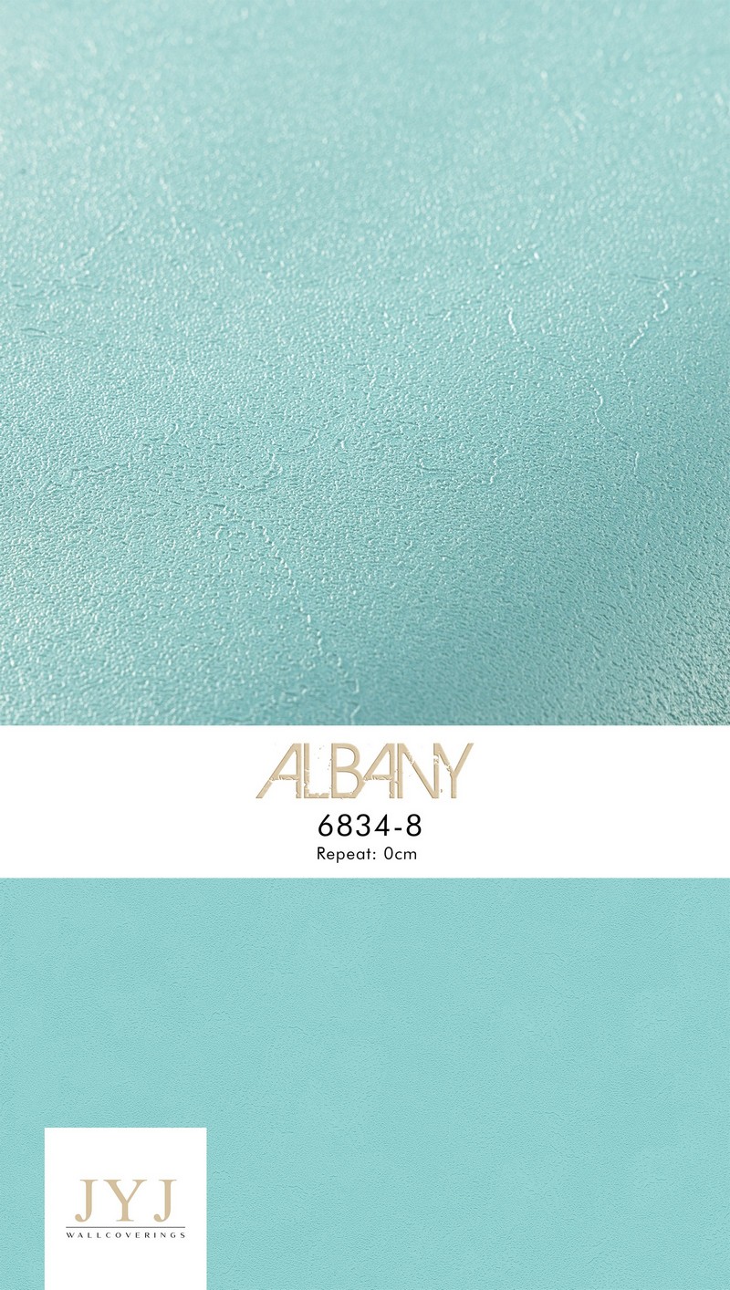 Giấy dán tường Albany 6834-7 màu xanh ngọc